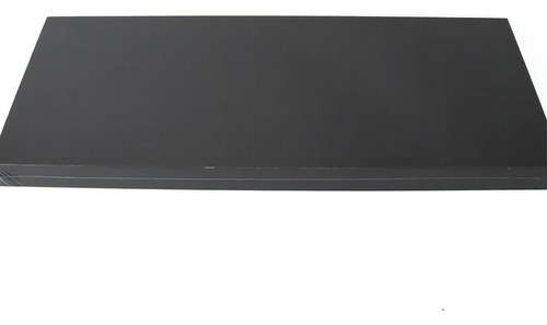 Repisa Estante Flotante Melamina 80 x 25 Con Soporte Invisible Color Negro