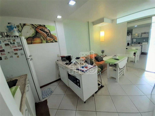 Imagem 3 de 17 de Flat Com 1 Dormitório À Venda, 42 M² Por R$ 280.000,00 - Itaipu - Niterói/rj - Fl0015