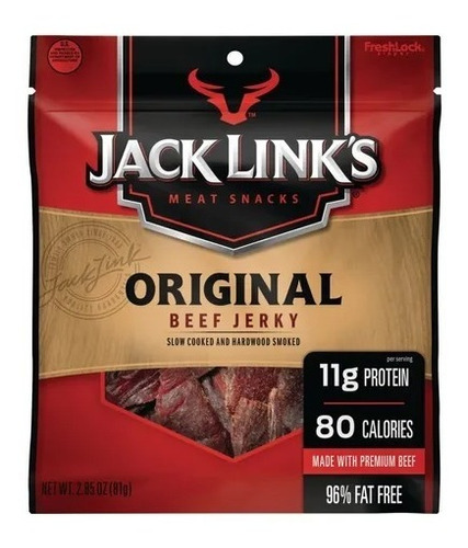 Jack Links Original Beff Jerky Carne Seca 81g Americano