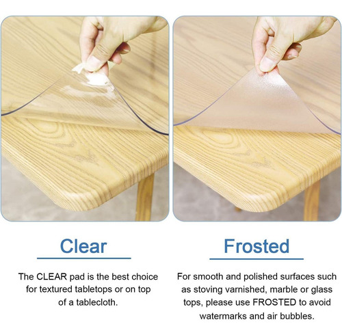 Protector De Mesa Etechmart Transparente 61cm Diámetro