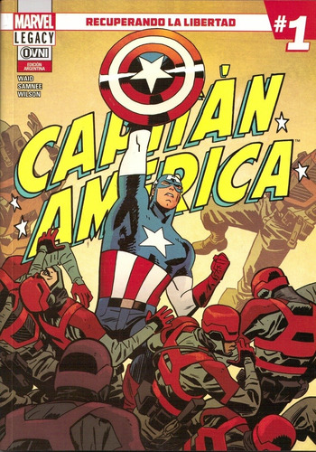 Legacy - Capitan America #1  Recuperando La Libertad, de Waid, Mark. Editorial OVNI Press en español