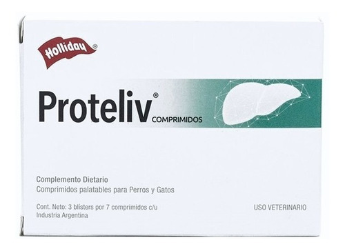 Suplemento Vitaminico Perro Gato Proteliv 21 Comprimidos. Np
