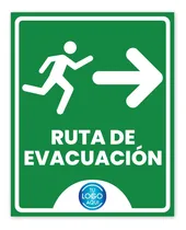 Comprar Señalamiento Personalizado 20x25cm Ruta De Evacuación E