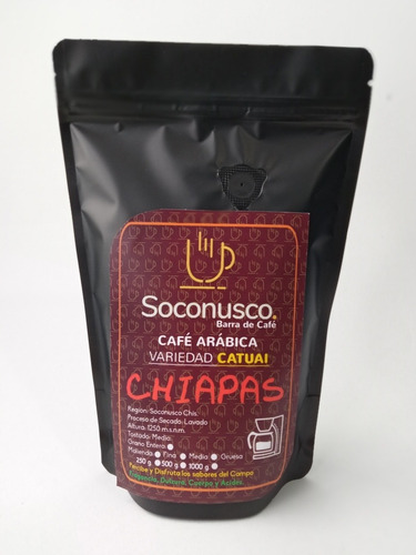 Café De Especialidad Catuai Soconusco Chiapas 250g Grano