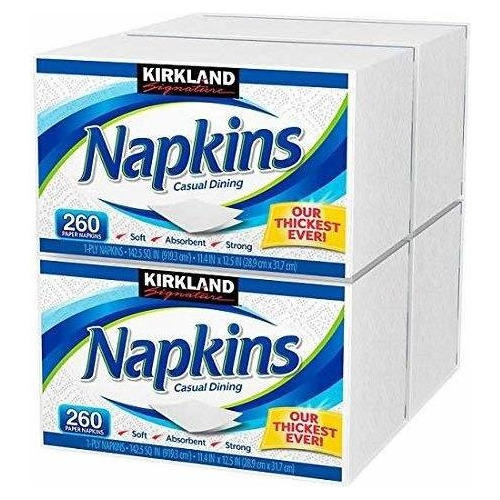 Kirkland Signature Casual Dining Napkins 4 Packs 1040 Cou