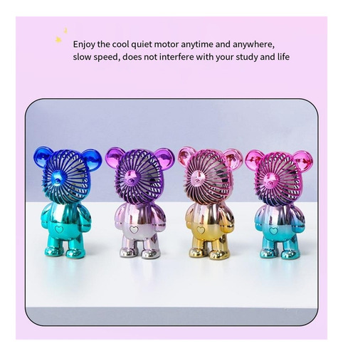 Mini Ventilador De Mano Recargable Por Usb, Portátil