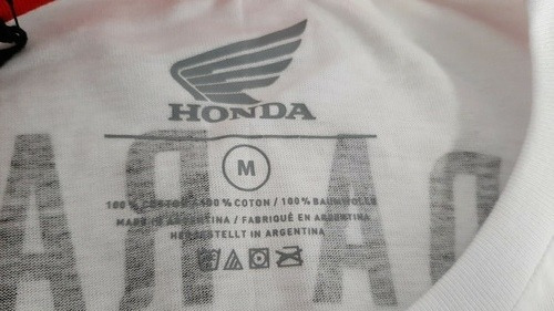 Imagen 10 de 10 de Remera Honda Hrc W21- 100% Original