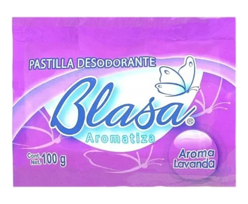 Pastilla Desodorante Blasa Aromatizada Para Baño 100g Lavand