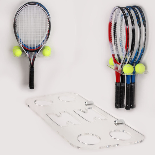 Organizador Estante Para Montaje Pared Soporte Pelota Tenis