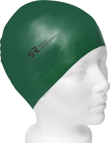 Gorro De Natacion De Latex Solido Duradero De Swim Resear...