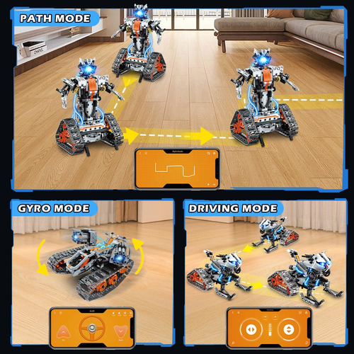 Building Toy Insoon 5 Em 1 Com Luz Led, Aplicativo E Control