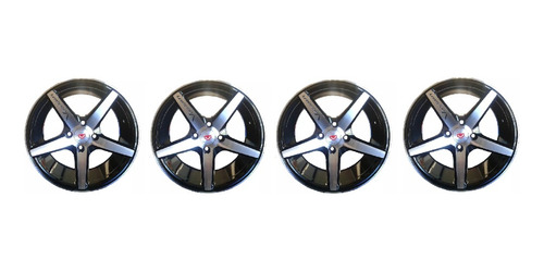 Kit 4 Llantas Aleacion Deportiva Qc 5154 R15 4x100