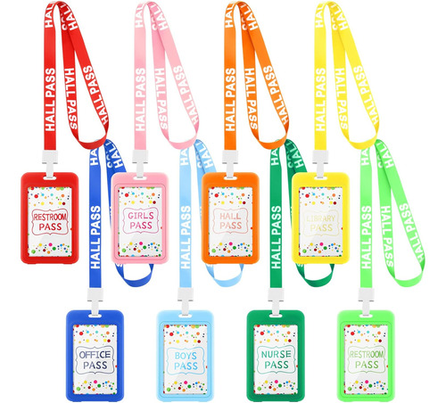 Paquete De 16 Pases De Pasillo Lanyards Conjunto De Pas...