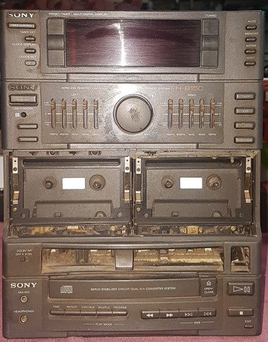 Minicomponente Sony Hcd H150 Sin Parlantes Leer Repuestos 