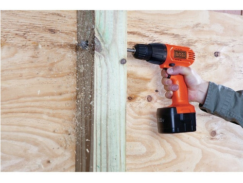 Furadeira E Parafusadeira À Bateria 9,6v Black+decker Cd961