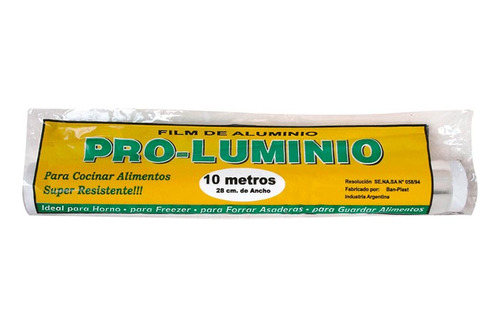 Rollo  Aluminio 10 Mt Pro Papel Envoltura E Hilos