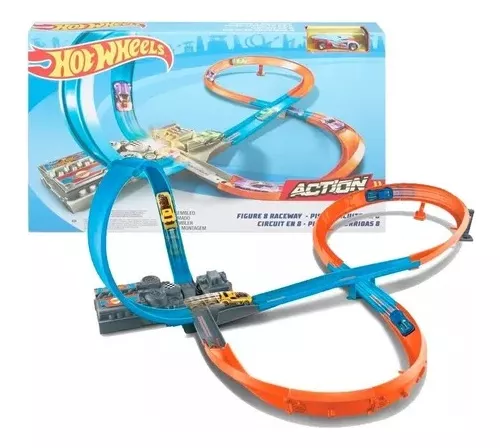 Pista Hot Wheels Corrida em 8 com Carrinho Sortido - Mattel Bazar Oliveira