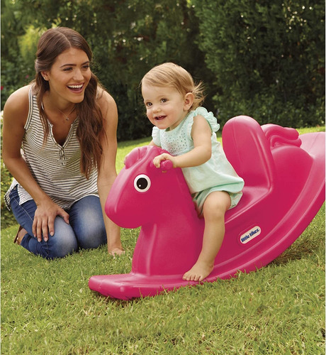 Little Tikes Caballo BalancĂn, Color Magenta.
