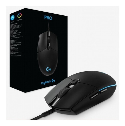 [ ] Mouse Gamer Logitech G Pro Rgb Black