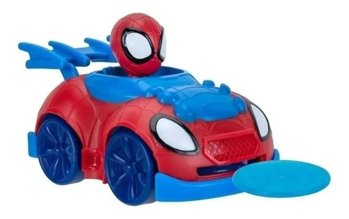 Hombre Araña Spidey Vehiculo Goma Lanzan Discos Spiderman 