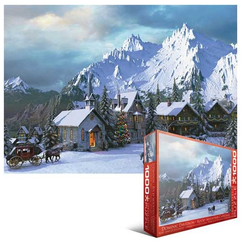 Eurographics Rocky Mountain Christmas Puzzle 1000 Piezas