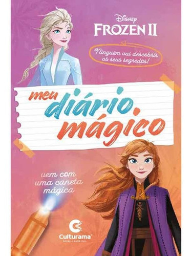 Diario Secreto Com Caneta Magica Meninas, De Rafaela Dos Reis. Editora Culturama, Capa Dura Em Português