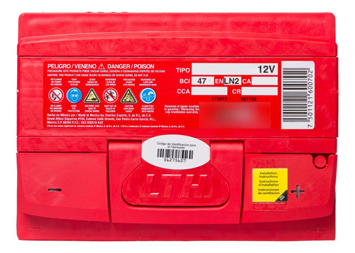 Bateria Para Seat Cordoba Hi Tec 47-600