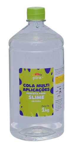 Kit 6 Colas Slime Multi Aplicações 1kg Piratininga