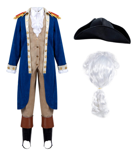 Disfraz De George Washington De Spooktacular Creations (gran