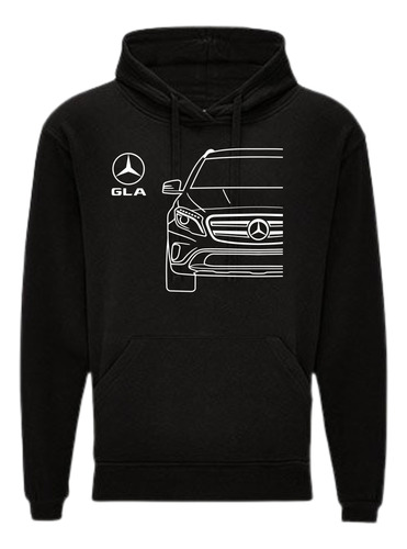 Buzo Fierrero Mercedes Benz Gla Algodon Frizado Estampado