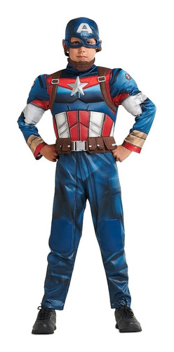 Disfraz Capitan America Disney Store 4 Años Entrega Inmediat