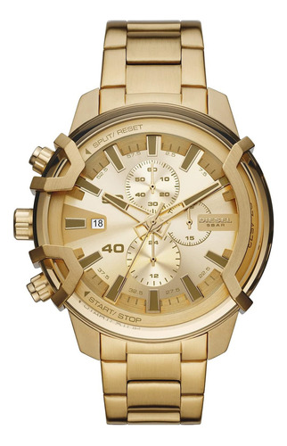 Diesel Men's Griffed Stainless Steel Chronograph Quartz