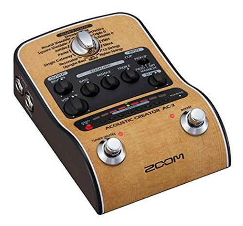 Zoom Ac2 Guitarra Acústica Pedal De Efecto