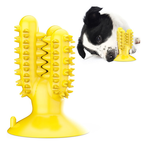 Splooty Paw Yellow Dog Cepillo De Dientes Masticar Juguete -