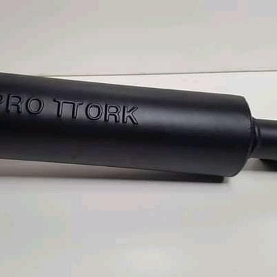 Imagen 4 de 5 de Tubo De Escape O Cola Completa Prottork Para Moto Socialista