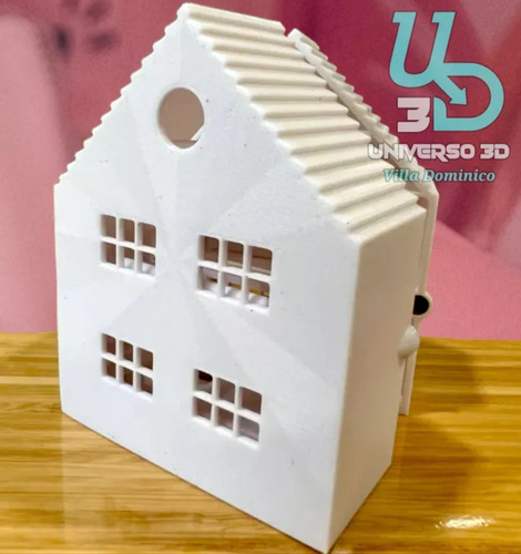 Casita Para Muñecas Pequeñas Blanco