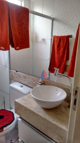 Imagem 10 de 18 de Apartamento Com 2 Dormitórios À Venda, 52 M² Por R$ 195.000 - Residencial Spazio Beach - Chácara Letônia - Americana/sp - Ap0882