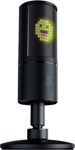 Micrófono Razer Seiren Emote condensador hipercardioide negro