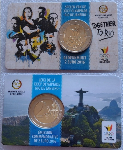 Moneda 2 Euros Conmemorativa Juegos Olímpicos Rio 2016 