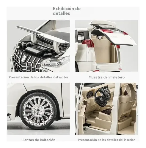 Toyota Alphard Model Porta Lateral Elétrica Com Chave Remota