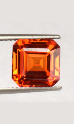 Zafiro Natural De Ceilan Padparadscha Naranja Claro
