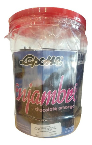 Enjambre Laposse .950 Grms Chocolate Amargo, Cereal Y Pasas
