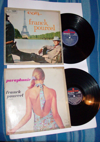 2 Lps D Franck Pourcel : Paraphonic + Con Franck Pourcel Vg+