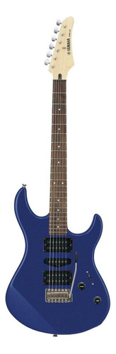 Guitarra eléctrica Yamaha ERG121 de tilo metallic blue brillante con diapasón de palo de rosa