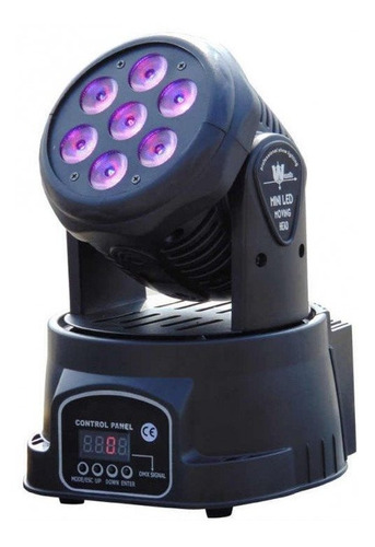 Cabezal Led Mini Spectrum Spirit 80 Rgbw Control Dmx 7 Leds