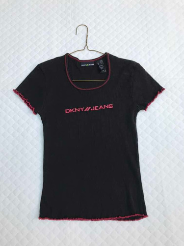 Blusa Dkny Moda Casual Retro Estilo Vintage Coquette 