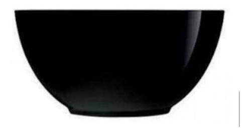 6 Tazones Bowl  Soperos 750 Ml Negro Opal