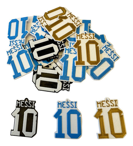 Llaveros Messi  10  X50 Unidades - L3d Impresion 3d