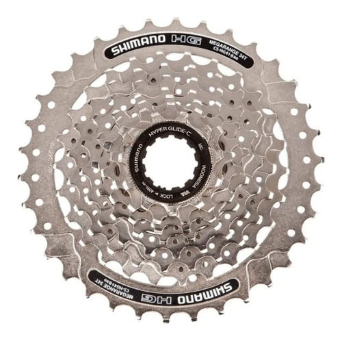Cassete Shimano Hg41 8v 11-34d K7 Mega Range Acera Alivio