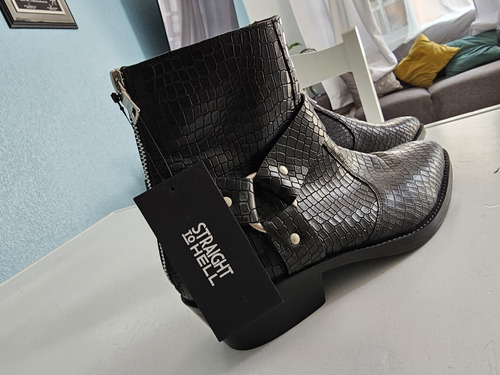 Botas Straihgt To Hell Libertine-blake Snakeskin